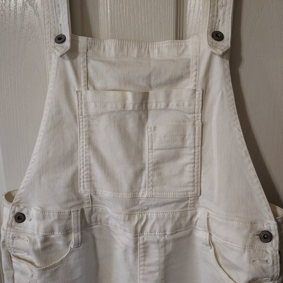 Arizona Jean's White Ripped Overalls XL - Picture 1 of 10